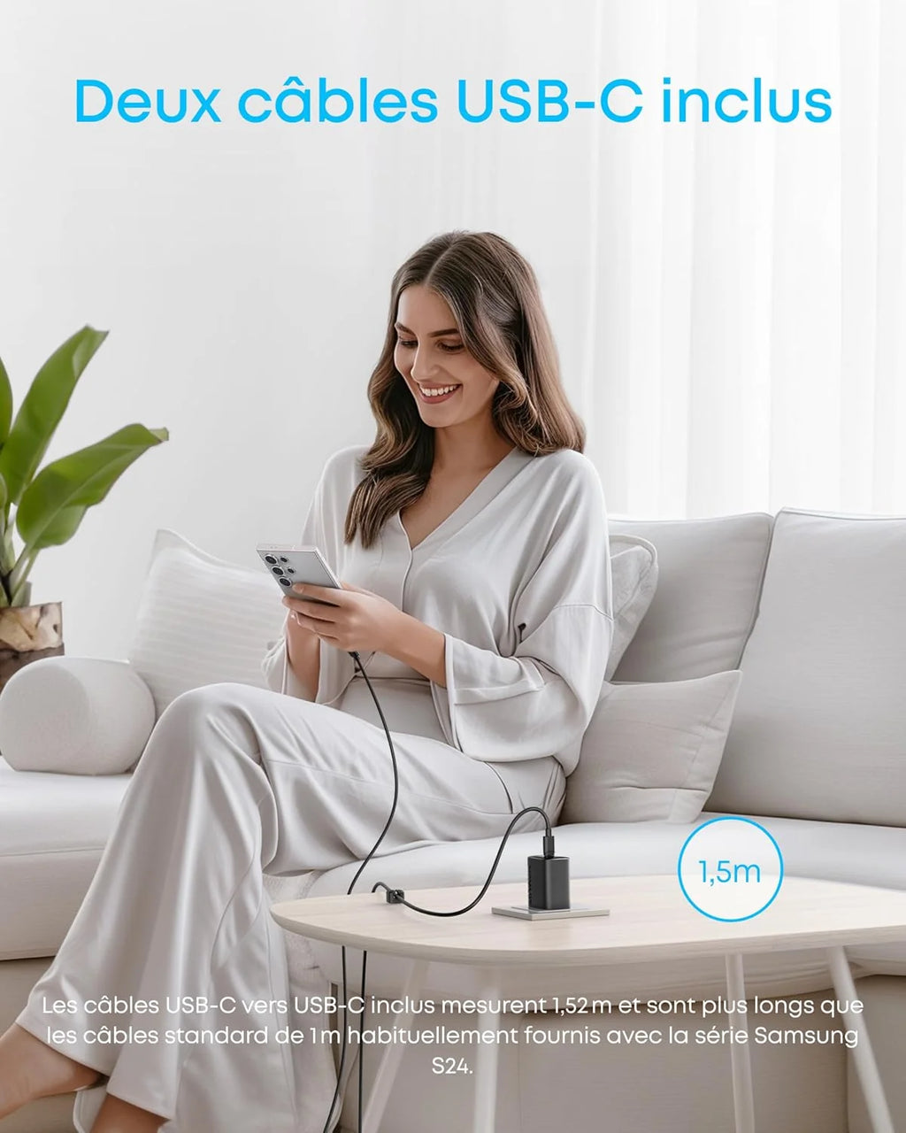 Chargeur rapide Anker 45W USB-C